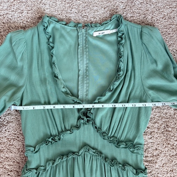 Miami Green Ruffle Mini Dress - Picture 5 of 5